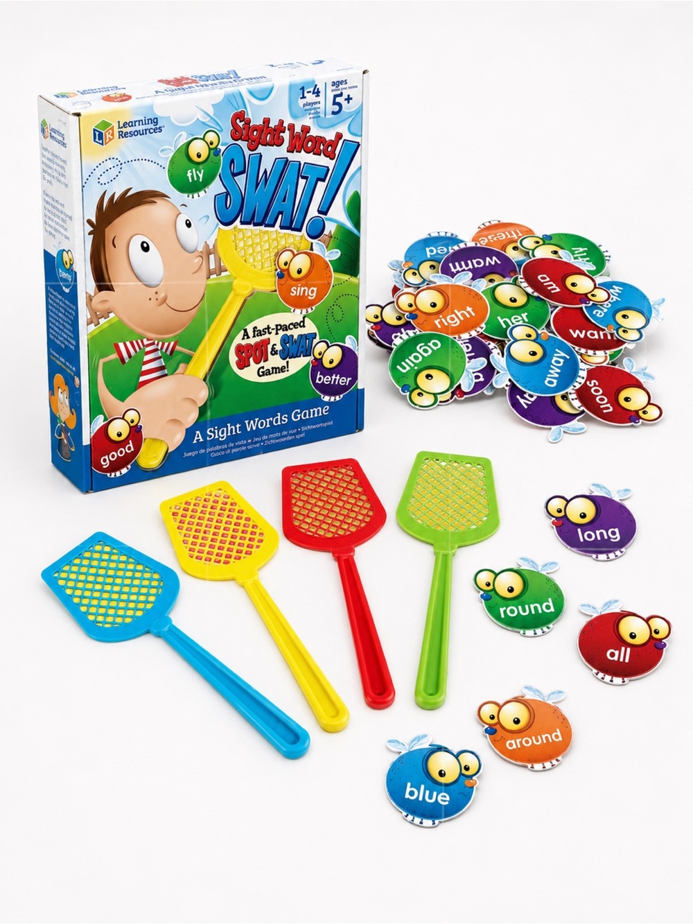 Learning Resources Sight Word Swat! Educational Reading Game Complete Set